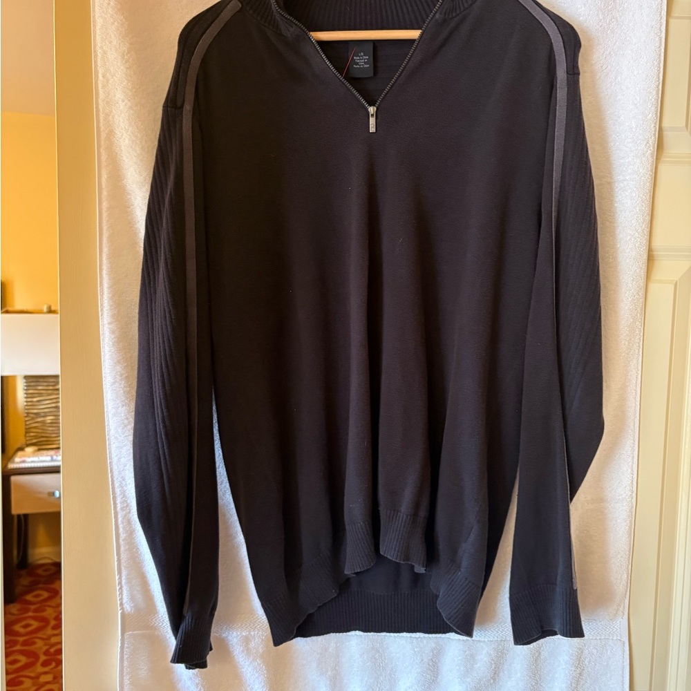 Calvin Klein Jeans Black Zip-Up Sweater